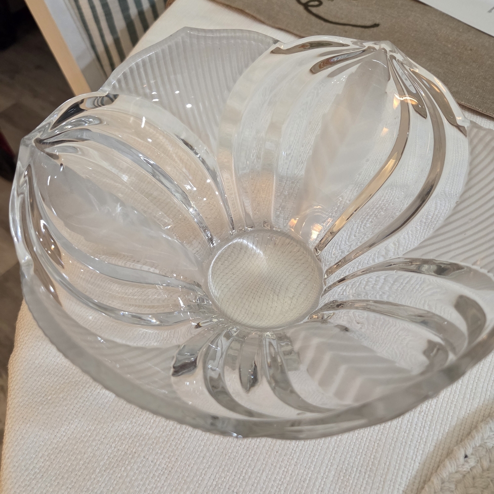 Elegant Clear Glass Bowl